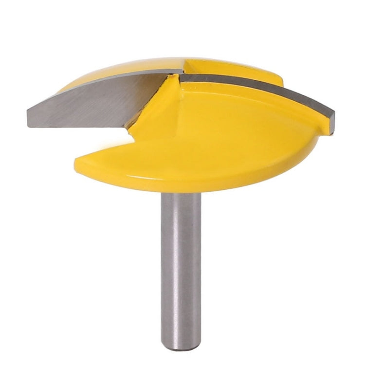 Thin Flat-Bottom Woodworking Cutter Engraving And Trimming Machine Slotting Head, 6 Shank