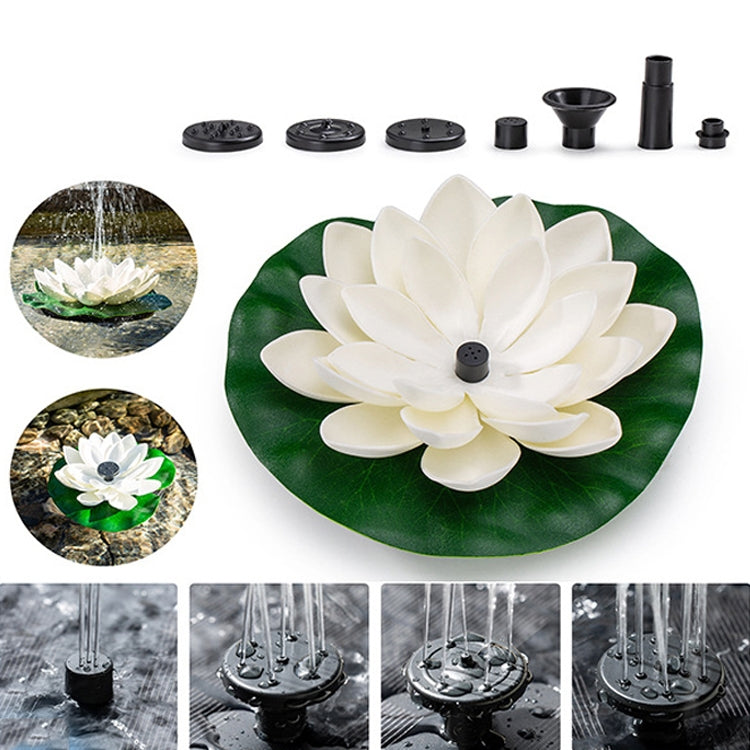 Floating Views Garden Pool Water Scene, Lotus Leaf Flower Style, Color Random Deilvery