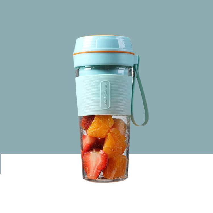 FS1300 Mini Juicer Home Portable Cooking Machine Student Juice Cup Juicer — Cherry Blossom Double Blade