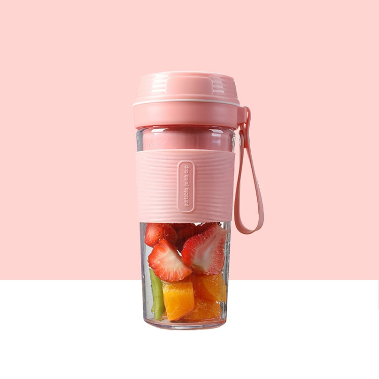 FS1300 Mini Juicer Home Portable Cooking Machine Student Juice Cup Juicer — Gem Blue Four Blade