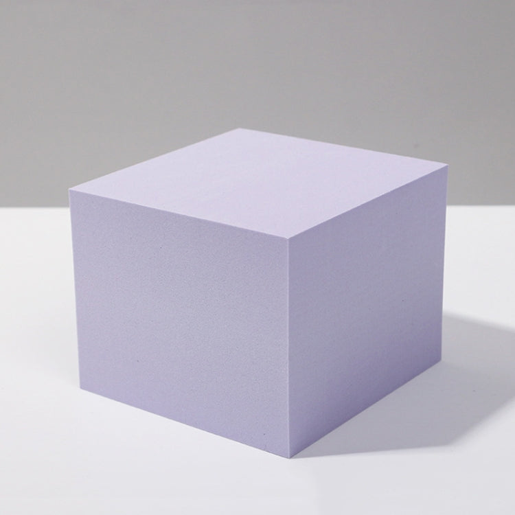 8 PCS Geometric Cube Photo Props Decorative Ornaments Photography Platform, Colour: 5 x 5 x 5cm Small White Square — Small Purple Rectangular