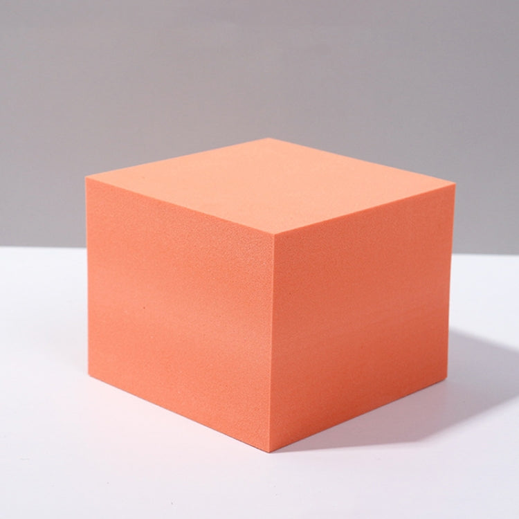 8 PCS Geometric Cube Photo Props Decorative Ornaments Photography Platform, Colour: 5 x 5 x 5cm Small White Square — Small Orange Rectangular