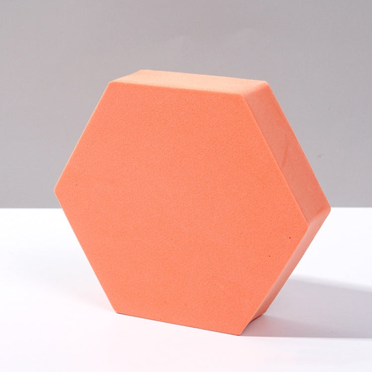 8 PCS Geometric Cube Photo Props Decorative Ornaments Photography Platform, Colour: 5 x 5 x 5cm Small White Square — Small Orange Hexagon