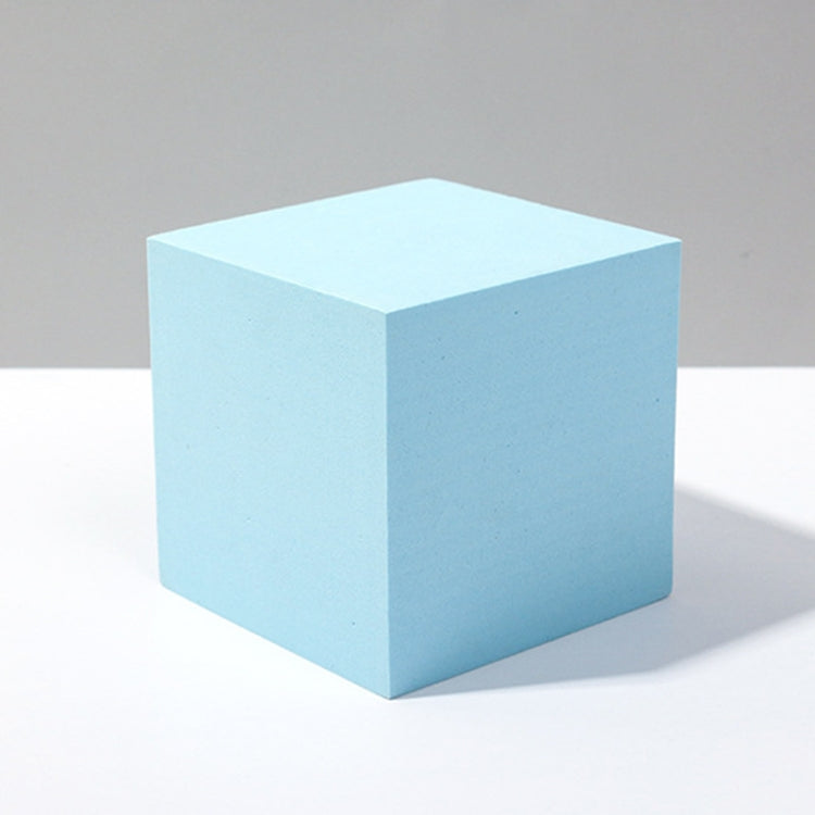 8 PCS Geometric Cube Photo Props Decorative Ornaments Photography Platform, Colour: 5 x 5 x 5cm Small White Square — Small Light Blue Square