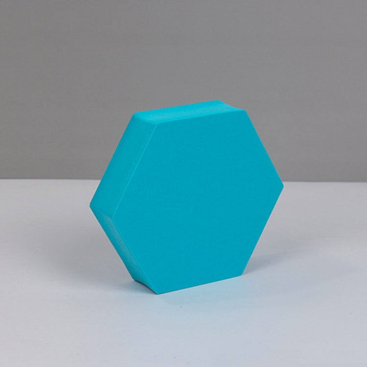 8 PCS Geometric Cube Photo Props Decorative Ornaments Photography Platform, Colour: 5 x 5 x 5cm Small White Square — Large Lake Blue Cylinder
