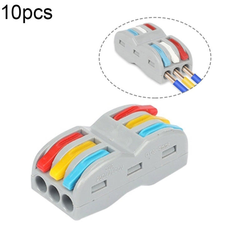 Colorful Quick Line Terminal Multi-Function Dismantling Wire Connection Terminal, SPL-2 2 In 3 Out — LT-626 2 In 6 Out