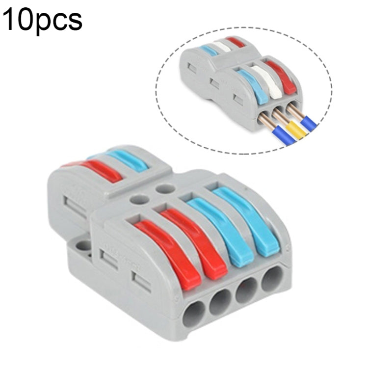 Colorful Quick Line Terminal Multi-Function Dismantling Wire Connection Terminal, SPL-2 2 In 3 Out — LT-636 3 In 6 Out