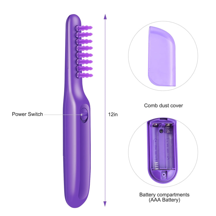 Anti-crossing Rotating Comb Dry And Wet Electric Comb