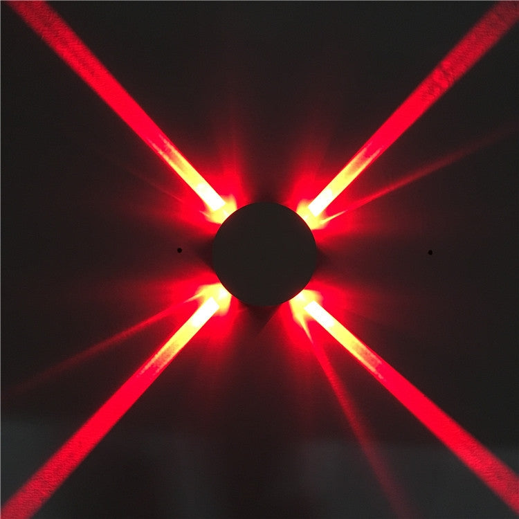 LED Cross Star Wall Light Style Lamp Bar Network Bar KTV Club Background Wall Decoration Light — White Light