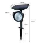 Solar Flood Light Home Solar Garden Villa Lawn Lamp — Colorful Light