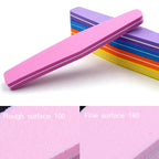 20 PCS 178x28x12mm Diamond-Shaped High-Elastic Sponge Nail Tool Random Colour Delivery