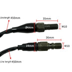 2 PCS Motorcycle Modified Accessories Disc Brake Hydraulic Switch Line