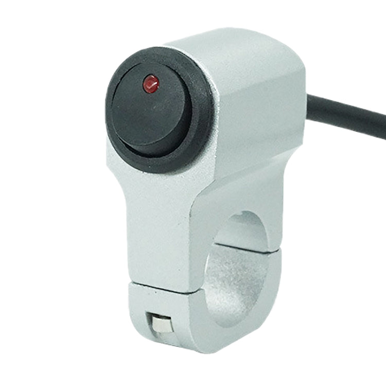 Motorcycle Aluminum Alloy Modified Handle Switch With Indicator Spotlights Fog Lights Headlights Power-Off Switch — Black