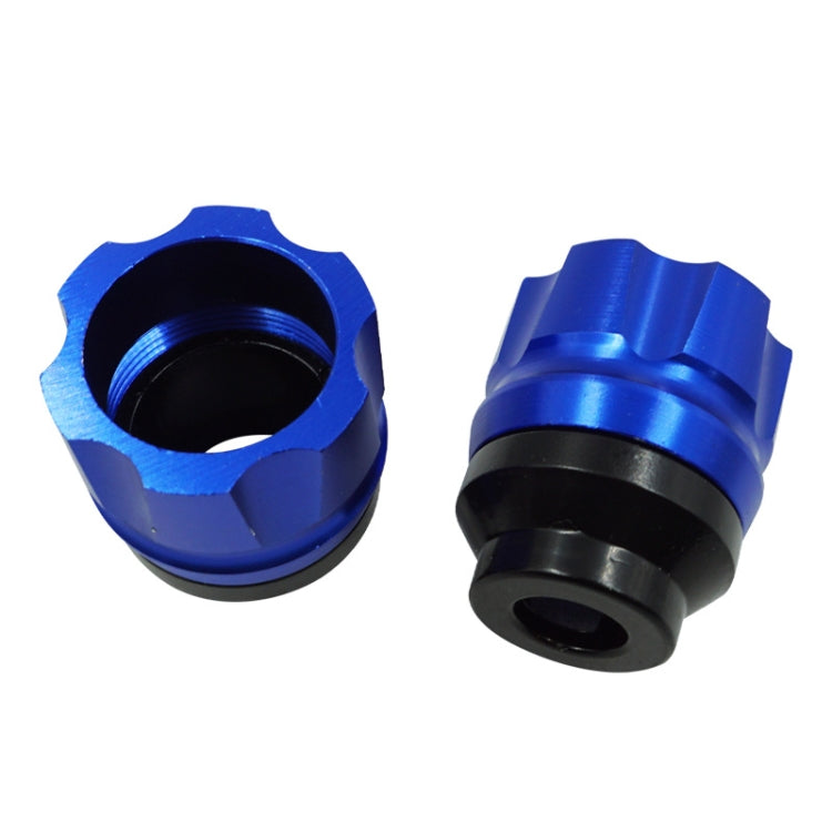 2 Pairs Motorcycle Modified Accessories Anti-Drop Cup CNC Aluminum Alloy Anti-Collision And Shock Absorbing Front Fork Cup — Golden