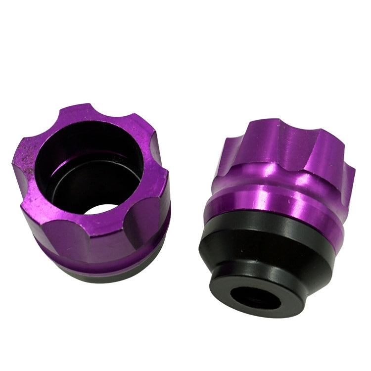 2 Pairs Motorcycle Modified Accessories Anti-Drop Cup CNC Aluminum Alloy Anti-Collision And Shock Absorbing Front Fork Cup — Silver