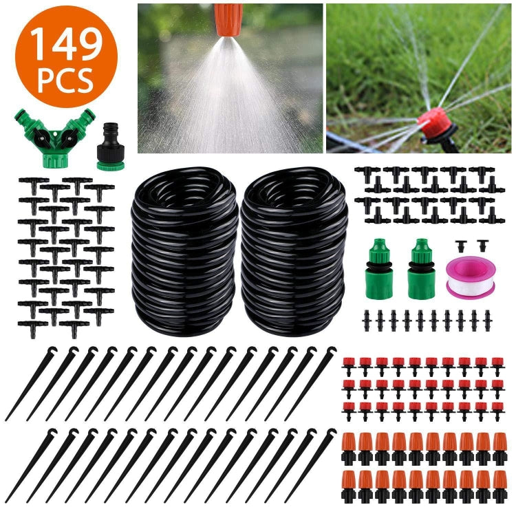 30m Adjustable Dripper DIY Automatic Watering Device Drip Irrigation Kit, 149 In 1 — 149 In 1