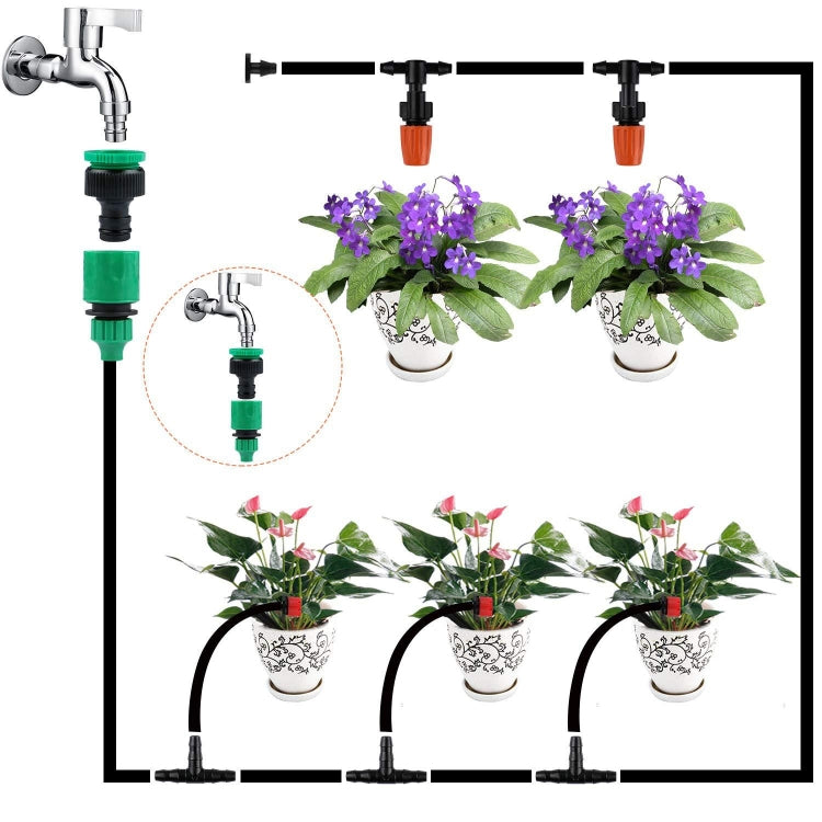 30m Adjustable Dripper DIY Automatic Watering Device Drip Irrigation Kit, 149 In 1 — view 4