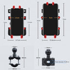 Motorcycle Metal Navigation Mobile Phone Bracket, Style: