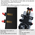 Motorcycle Metal Navigation Mobile Phone Bracket, Style:
