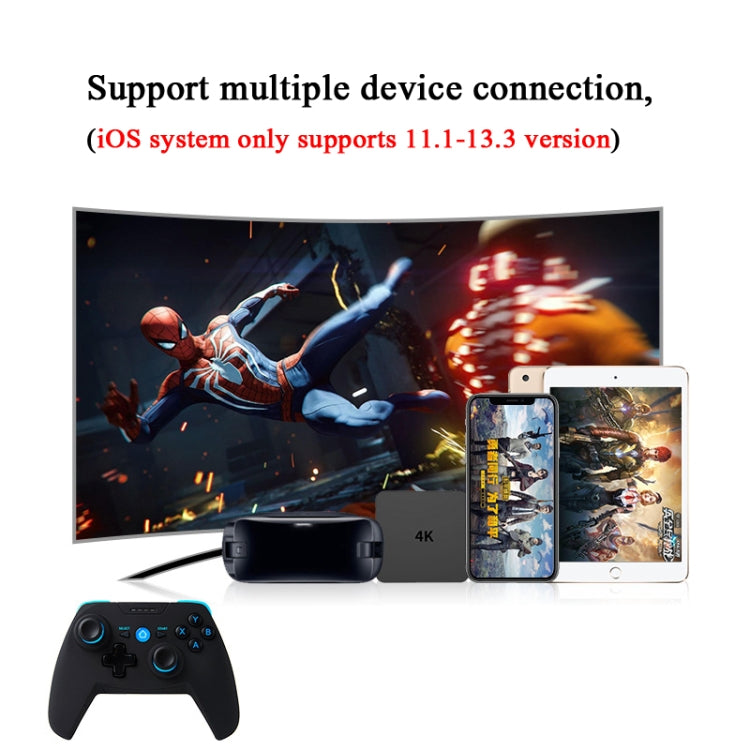 CX-X1 2.4GHz + Bluetooth 4.0 Wireless Game Controller Handle For Android / iOS / PC / PS3