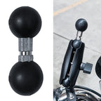 Industrial Instrument Bracket Locomotive Rubber Fixed Double Ball Adapter