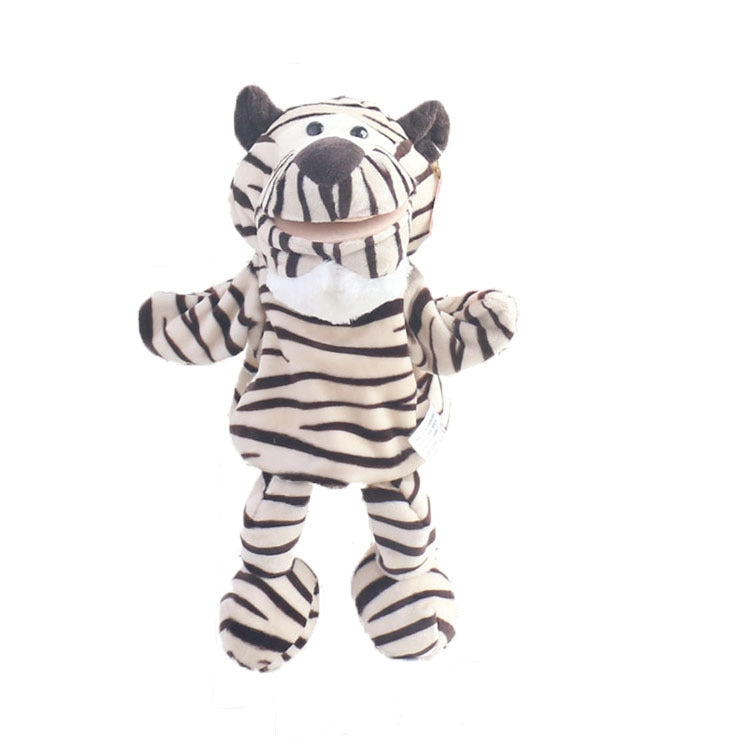 Toddler Cartoon Animal Plush Hand Puppet Toy Parent-Child Storytelling Props — Rabbit
