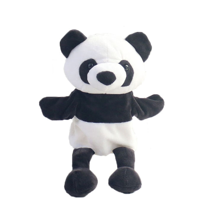 Toddler Cartoon Animal Plush Hand Puppet Toy Parent-Child Storytelling Props — Monkey