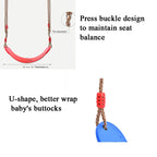Indoor And Outdoor Sports Children Swing EVA Soft Board Swing, Random Color Delivery