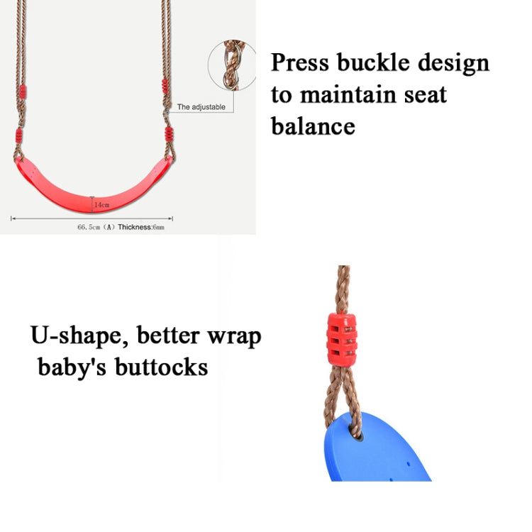 Indoor And Outdoor Sports Children Swing EVA Soft Board Swing, Random Color Delivery