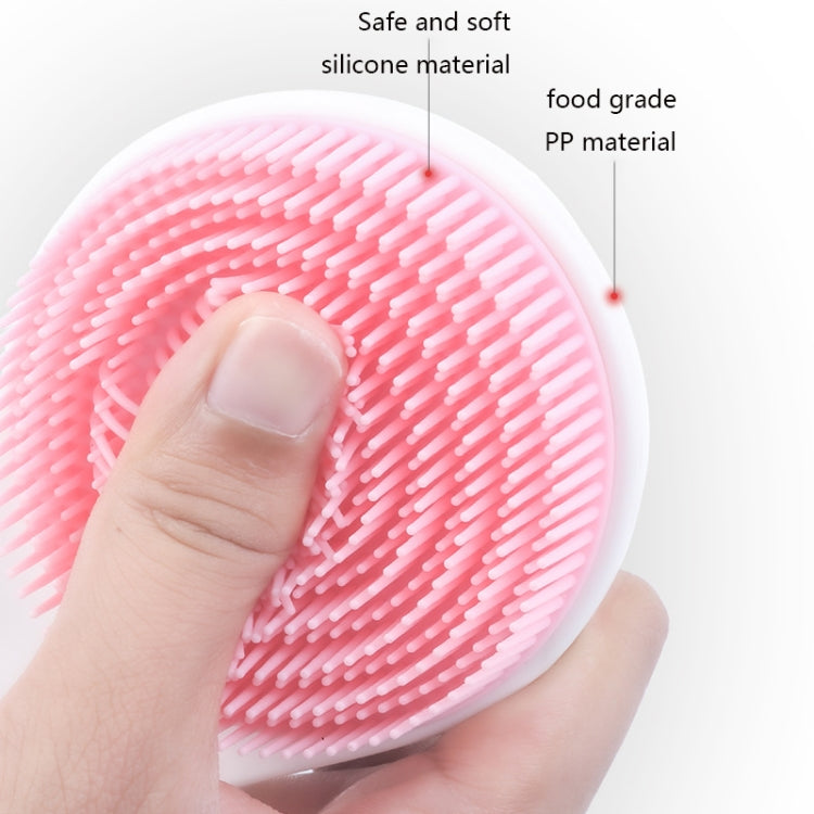 Baby Silicone Shower Massage Brush Multifunctional Shampoo Brush with Comb