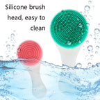 Baby Silicone Shower Massage Brush Multifunctional Shampoo Brush with Comb