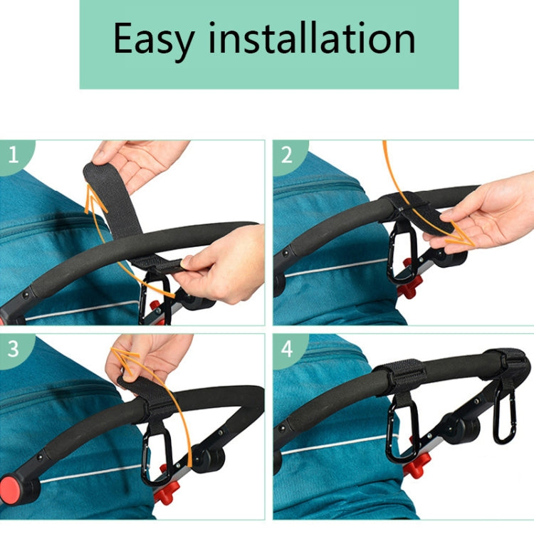 2pcs/Set Stroller Hook Extra Sturdy Carabiner