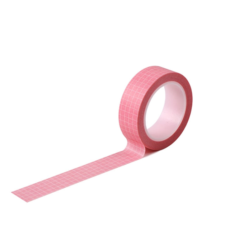 Simple Manual Decorative Stickers Plaid Material Tape