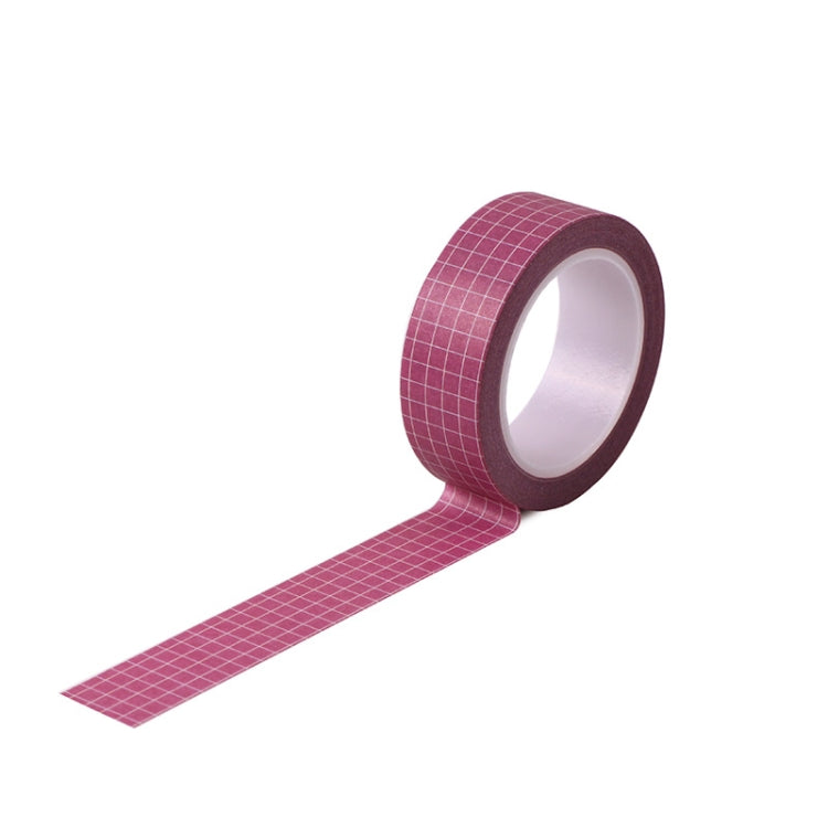 Simple Manual Decorative Stickers Plaid Material Tape