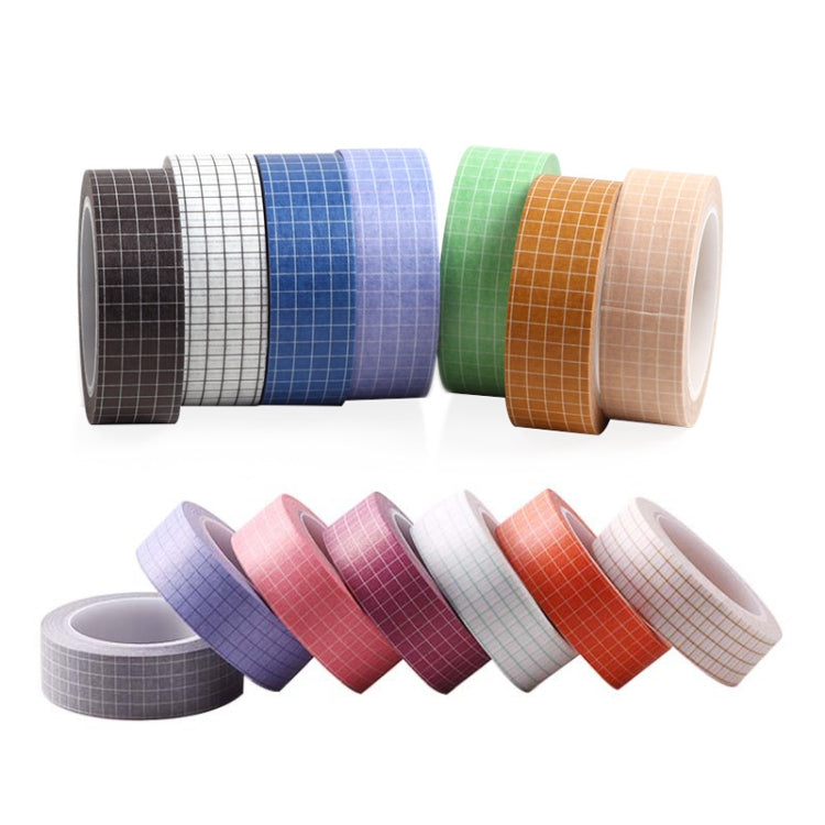 Simple Manual Decorative Stickers Plaid Material Tape — FG-14