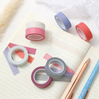 Simple Manual Decorative Stickers Plaid Material Tape — view 18