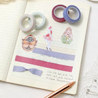 Simple Manual Decorative Stickers Plaid Material Tape — view 20