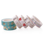 Bronzing Paper Tape Decorative Album Paper Hand Torn Stickers