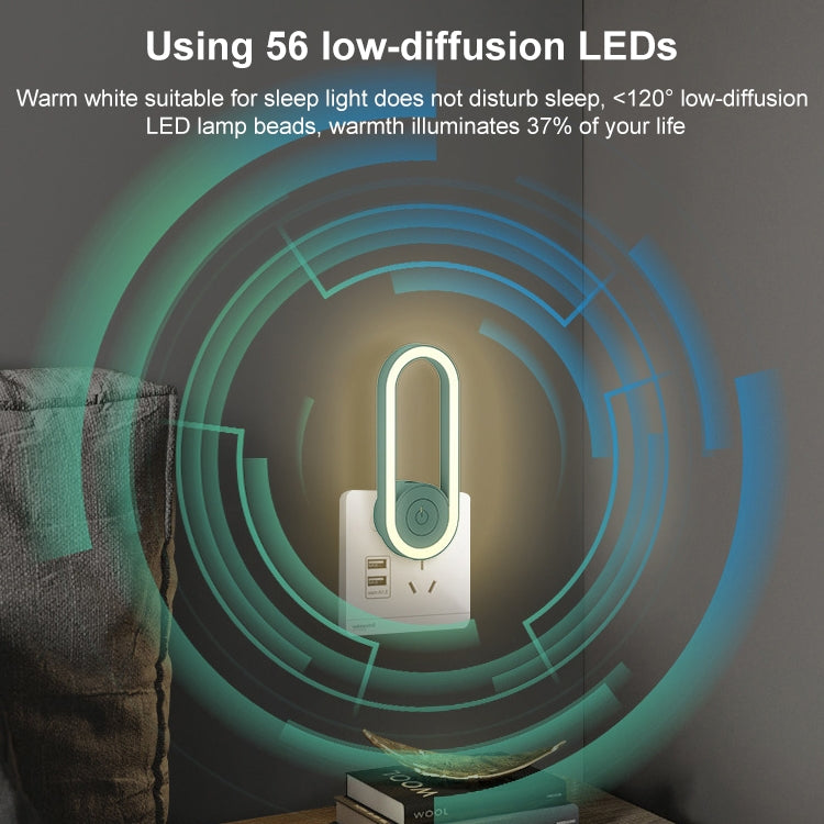 TS-06-13 Ultrasonic Mosquito Repellent Electronic Night Light Mosquito Repellent US Plug