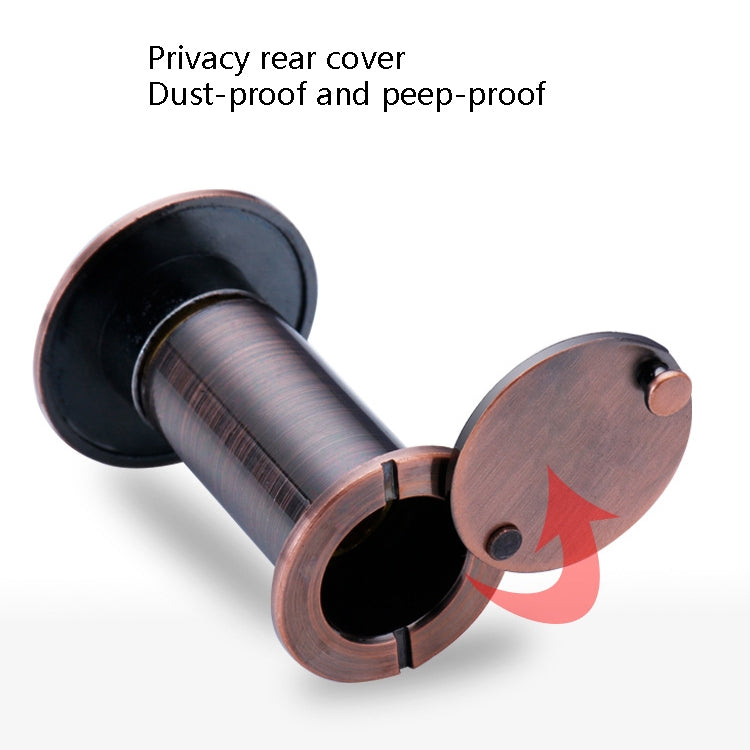 2 PCS Security Door Cat Eye HD Glass Lens 200 Degrees Wide-Angle Anti-Tiny Hotel Door Eye