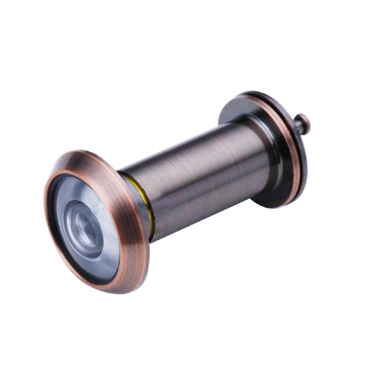 2 PCS Security Door Cat Eye HD Glass Lens 200 Degrees Wide-Angle Anti-Tiny Hotel Door Eye — 16mm Silver