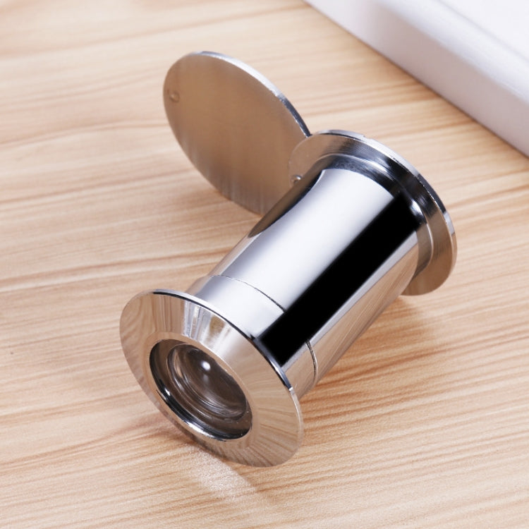 2 PCS Security Door Cat Eye HD Glass Lens 200 Degrees Wide-Angle Anti-Tiny Hotel Door Eye — 16mm Bright Gold