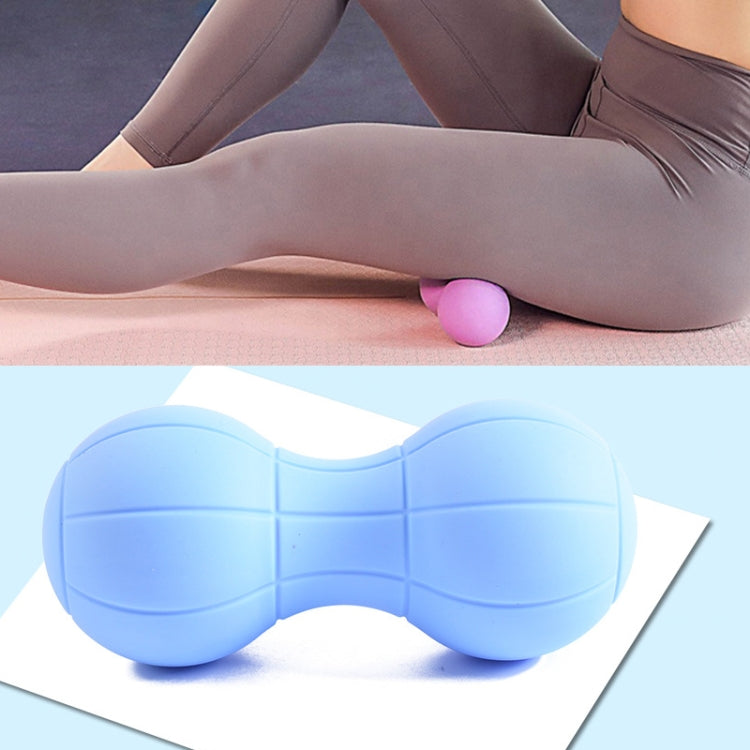 Fascia Ball Muscle Relaxation Yoga Ball Back Massage Silicone Ball — Basketball Blue Peanut Ball