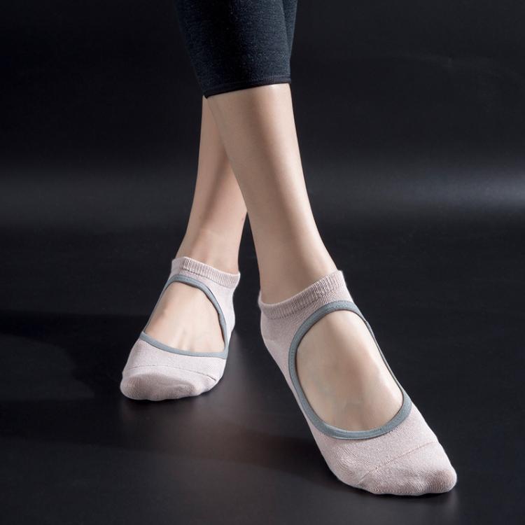 Backless Non-Slip Yoga Dance Socks Gym Indoor Floor Sports Socks — 35-42