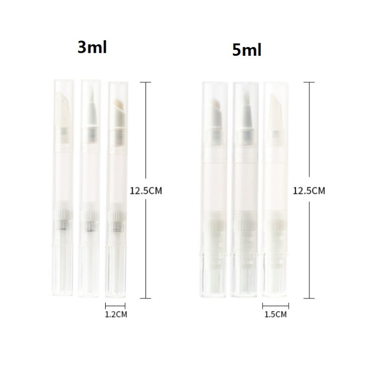 2pcs Liquid Foundation Small Sample Refilling Pen Travel Portable Rotary Vacuum Refilling Bottle