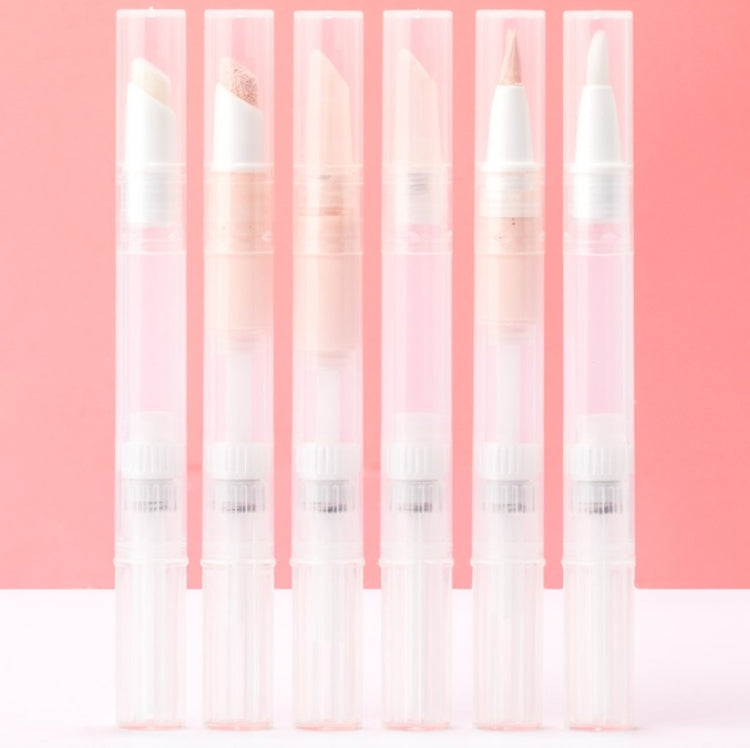 2pcs Liquid Foundation Small Sample Refilling Pen Travel Portable Rotary Vacuum Refilling Bottle