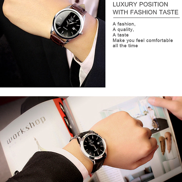 YAZOLE 308 Luminous Quartz Watch Men Watch