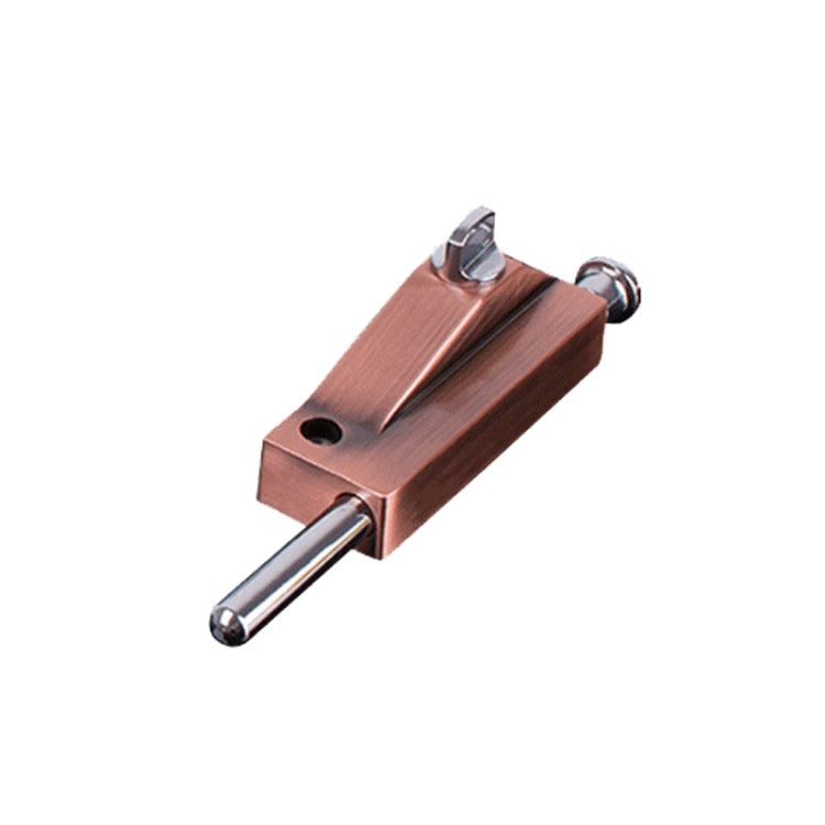KDS-A013 Zinc Alloy Rotary Door Latch Lock Surface Mounted Spring Rotary Latch Lock — Sandy Silver