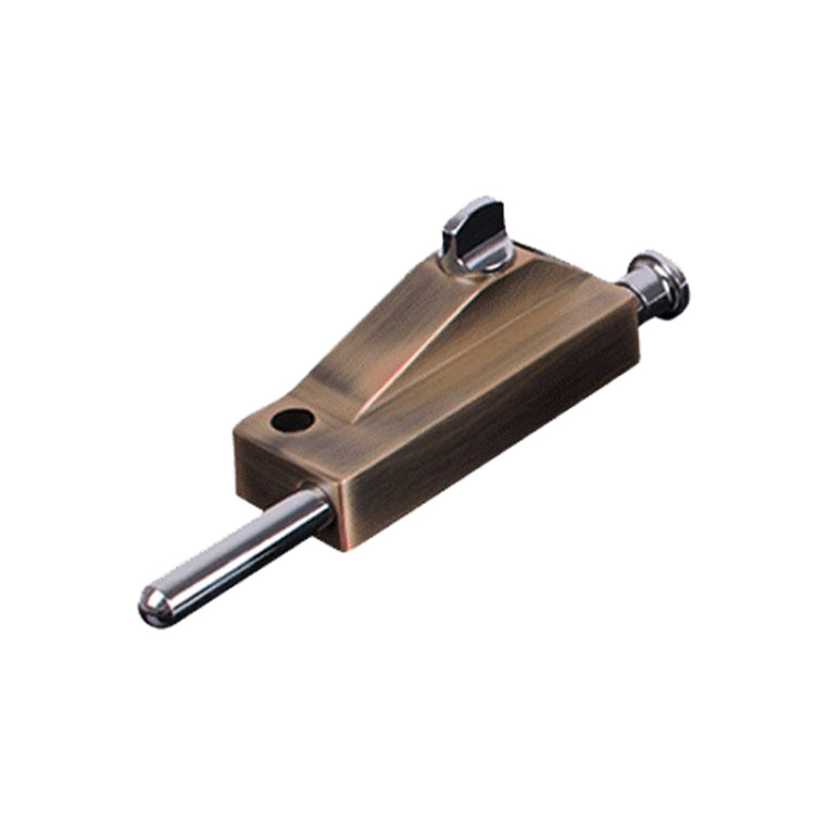 KDS-A013 Zinc Alloy Rotary Door Latch Lock Surface Mounted Spring Rotary Latch Lock — Red Ancient