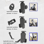 HW-68 Motorcycle Bicycle Navigation Mobile Phone Bracket, Style: